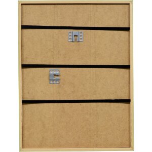 Cadre photo en bois néon vert 7x10 cm avec verre musée