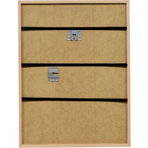 Cadre photo bois profil néon rose 18x27 cm avec verre acrylique musée