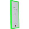 Cadre photo effet néon vert 28x35 cm verre clair