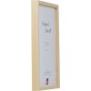 Cadre photo bois hêtre 40x40 cm verre normal + support despacement