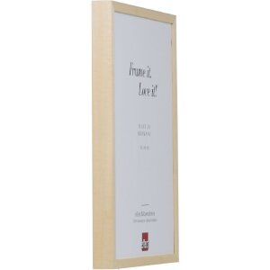 Cadre photo bois noyer 20x30 cm verre clair profil 2480