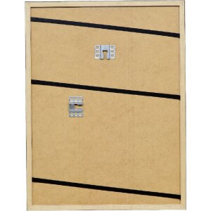 Cadre photo bois profil 2440 noir 30x30 cm verre musée