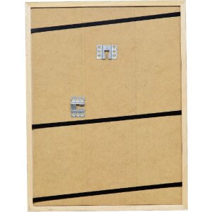 Cadre photo bois profil 2440 marron clair 7x10 cm verre artificiel