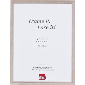 Cadre photo en bois effet profil 2440 marron clair 30x40...