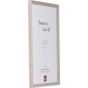 Cadre photo en bois effet profil 2440 marron clair 30x40 cm verre antireflet