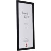 Cadre photo bois profil 2440 noir 25x35 cm verre anti-reflet