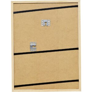 Cadre photo en bois profil 2440 blanc 20x20 cm verre antireflet