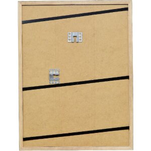 Cadre photo bois profilé marron 9x13 cm verre clair