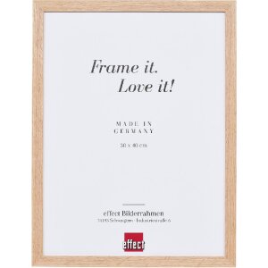 Cadre photo effet chêne 7x10 cm verre de musée