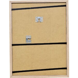 Cadre photo bois chêne 60x90 cm verre clair avec espacement