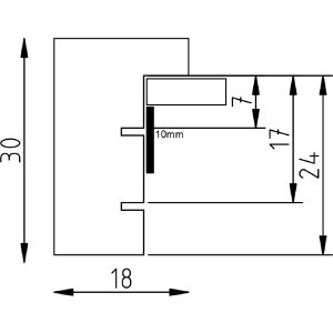 Cadre photo bois chêne 60x60 cm verre clair support d’espacement