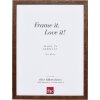 Cadre photo Effect Profil 2430 en bois noyer, verre anti-reflet