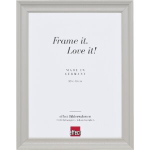 Cadre Photo Bois Effect 20x30 cm Gris Clair avec Verre Musée