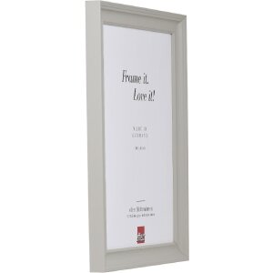 Cadre Miroir Profil 2420 Bois 40x60 cm Gris Clair