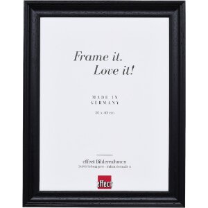 Cadre photo en bois profilé 2420 noir 50x65 cm...