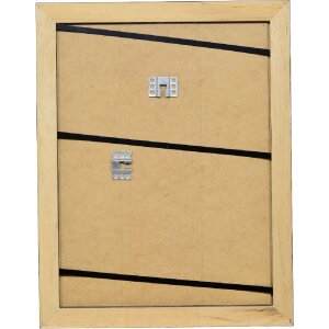 Cadre photo en bois profil 2420 gris 40x60 cm verre artificiel