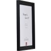 Cadre photo bois profil 2420 noir 25x80 cm verre artistique