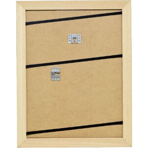 Cadre photo en bois Effect Profil 2420 marron clair 18x24 cm verre antireflet