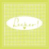 Serviettes en papier Lecker-lime