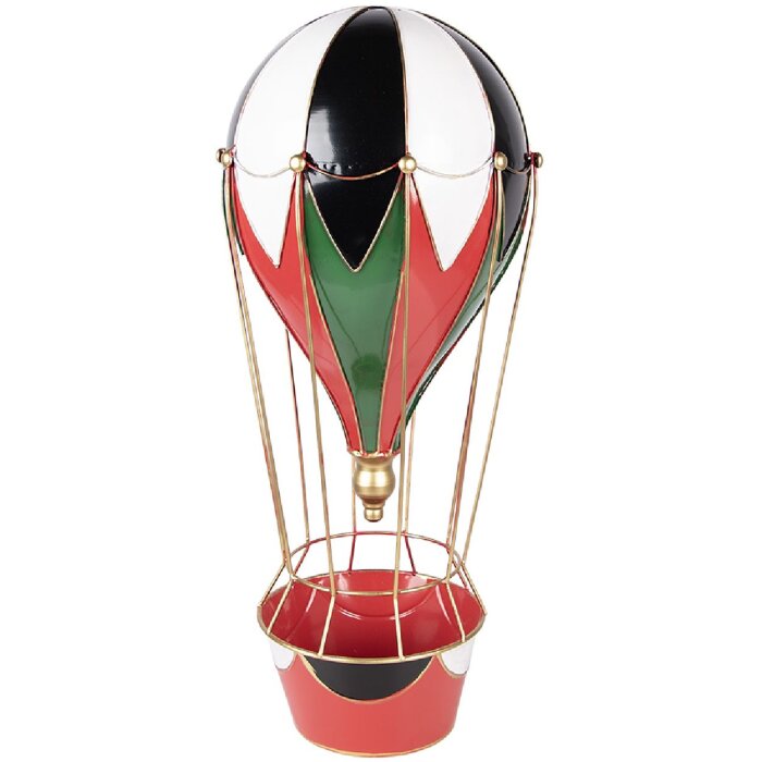 Ballon à Air Chaud Clayre & Eef Ø 26x62 cm Rouge Blanc