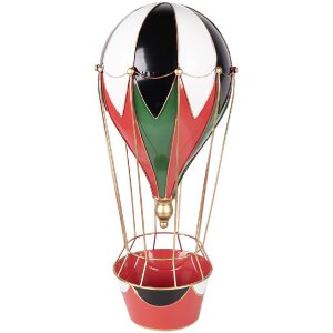 Ballon à Air Chaud Clayre & Eef Ø 26x62 cm Rouge Blanc