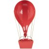 Ballon à air chaud Clayre & Eef rouge-blanc 26x14x62 cm