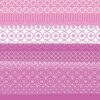 Serviettes en papier mélange de motifs-rayures-rose