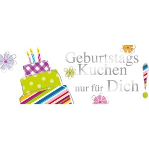 Artebene carte gaufrage-gâteau danniversaire-21x8 cm