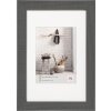 Walther Cadre en bois Home gris 10x15 cm avec passe-partout 7x10 cm