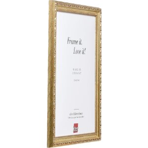 Cadre photo en bois profil 37 antiksilver 10x10 cm verre artistique