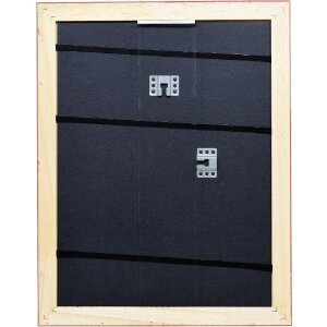 Cadre photo en bois profil 37 antiksilver 10x10 cm verre artistique