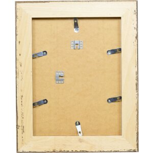 Cadre photo Profil 31 bois argent 50x75 cm verre normal