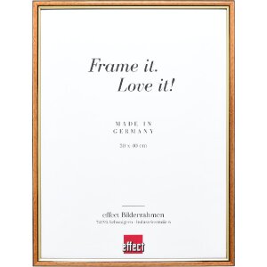 Cadre photo bois profil 23 miel 25x50 cm acrylglas