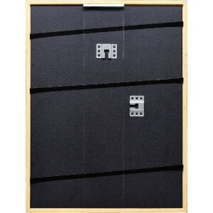 Cadre photo bois profil 23 miel 25x50 cm acrylglas