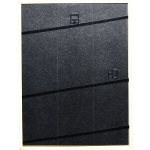 Cadre photo en bois doré 25x50 cm avec verre artistique