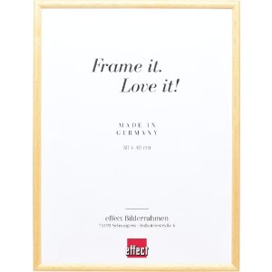 Cadre photo en bois naturel profil 20, 40x60 cm, verre...