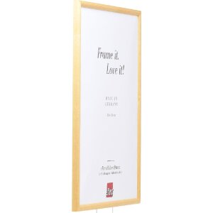 Cadre photo en bois naturel profil 20, 40x60 cm, verre antireflet