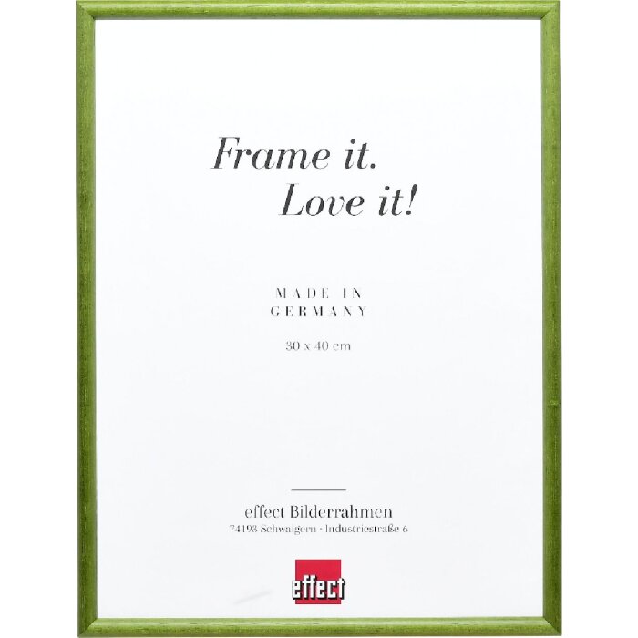 Cadre photo bois profil 20 tannegré 40x60 cm verre anti-reflet