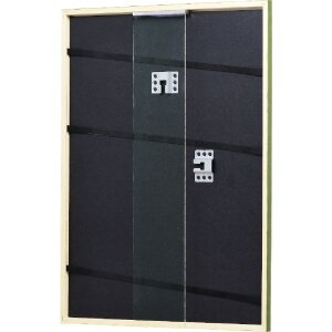 Cadre photo bois profil 20 tannegré 40x60 cm verre anti-reflet