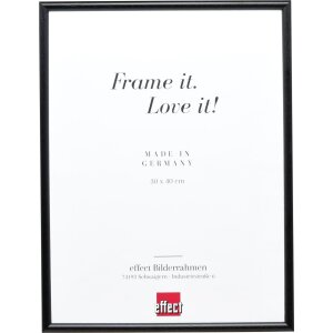 Cadre photo bois profil 20 noir 40x60 cm verre...