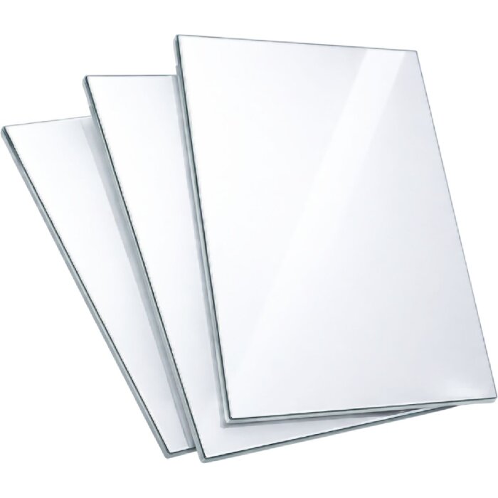 Miroir découpé 25x50 cm – Verre miroir pour cadre photo