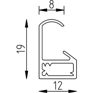 Cadre photo plastique rose 27x48 cm avec verre musée