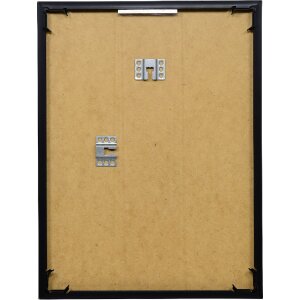 Cadre photo en plastique Art 10x10 cm gris avec verre de musée