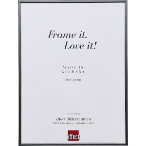 Cadre photo en plastique gris 37x98 cm avec verre...