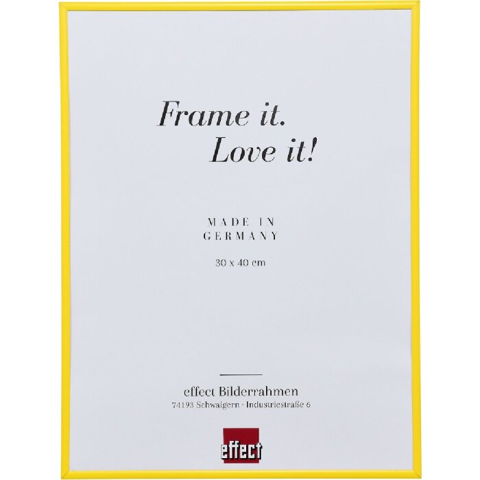 Cadre photo en plastique Art 37x98 cm jaune verre artistique