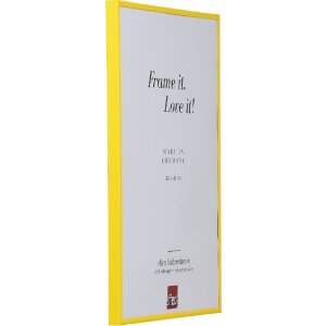 Cadre photo en plastique Art 37x98 cm jaune verre artistique