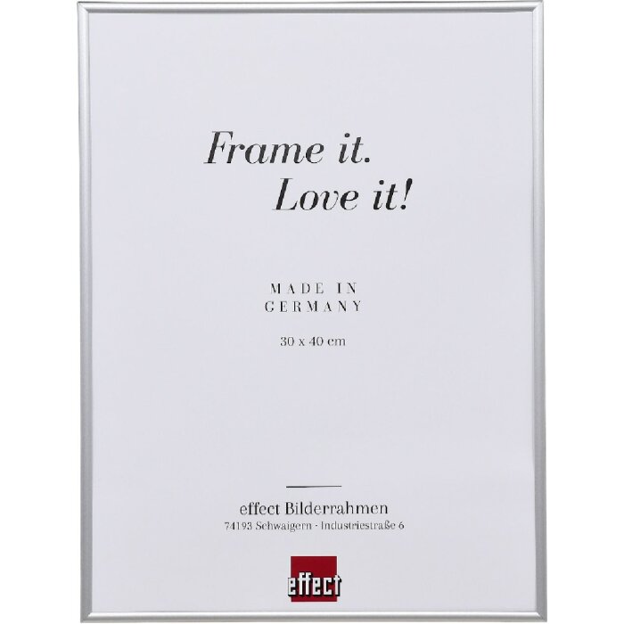 Cadre photo ART 10x10 cm verre alu-like Effect