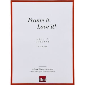 Cadre photo en plastique 10x10 cm rouge anti-reflet...