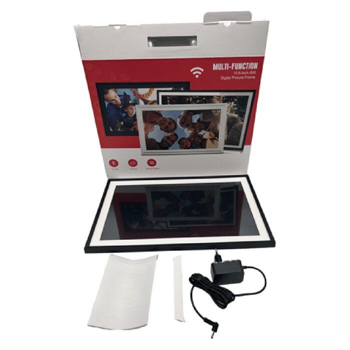 Cadre photo numérique Frameo GW-P156 Noir 15,6 pouces