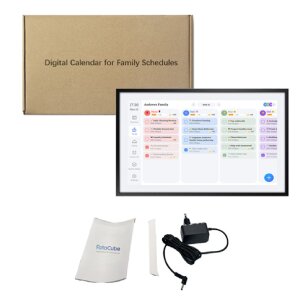 Fotocube PW156-CA : Cadre Photo Numérique Écran Tactile 15,6" avec Calendrier